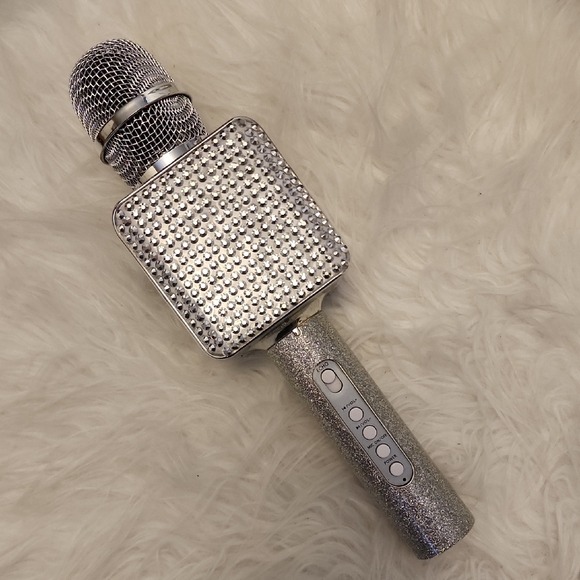 Bluetooth Karaoke Microphone - Silver - Picture 2 of 3